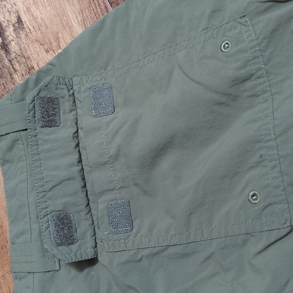 BSA Boy Scouts of America Cargo Shorts Adult Small Olive Green Supplex Nylon - Picture 6 of 8